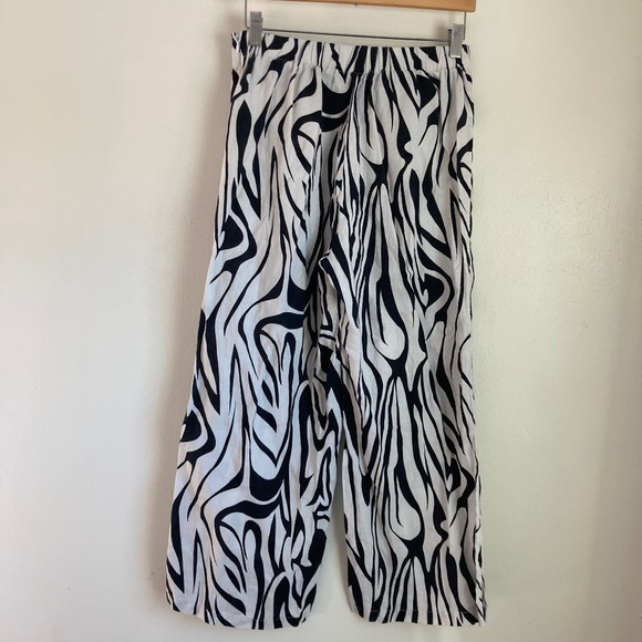 Tahari 100% linen wide leg pants - Picture 2 of 6